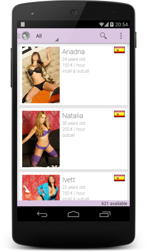 Escorts Highclass en Android